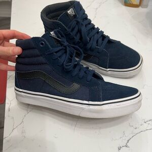 Vans Navy High-Top Sneakers mens 6 women’s 7.5
